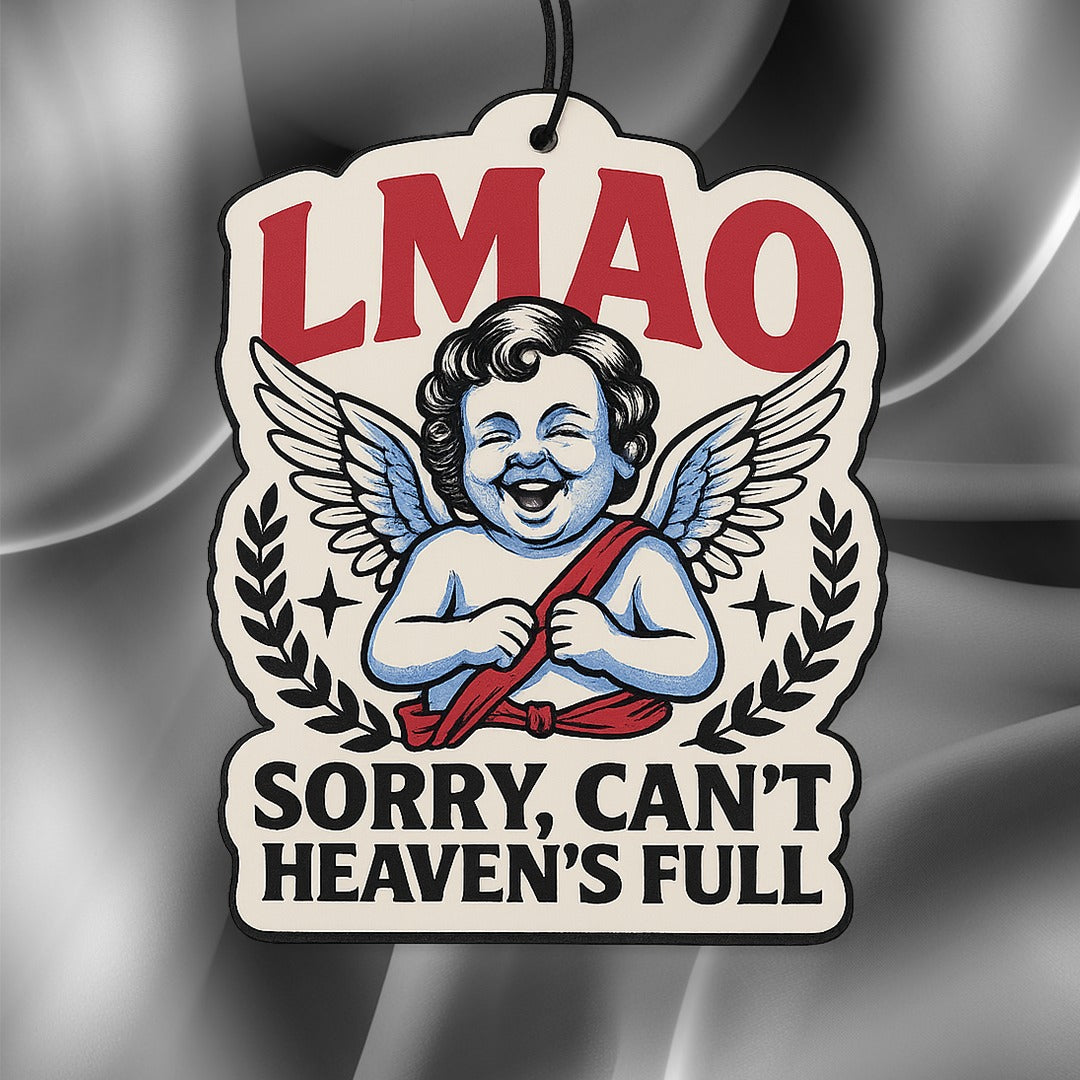 SORRY, CAN’T – Laughing Angel Car Air Freshener - Pack of 20 (Only £50)