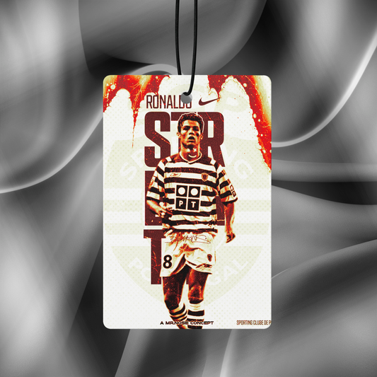 Ronaldo Sporting SR 8 Special Edition Car Air Freshener - Pack of 20 (Only £50) - Designed for Football Passion