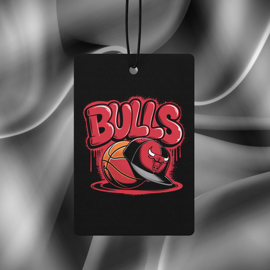 Chicago Bulls Graffiti Special Edition Car Air Freshener - Pack of 20 (Only £50) - Designed for Basketball Fans