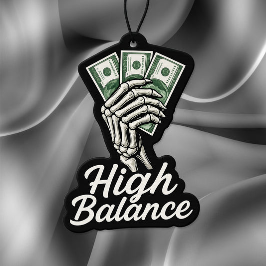 HIGH BALANCE – Skeleton Money Grip Car Air Freshener - Pack of 20 (Only £50)