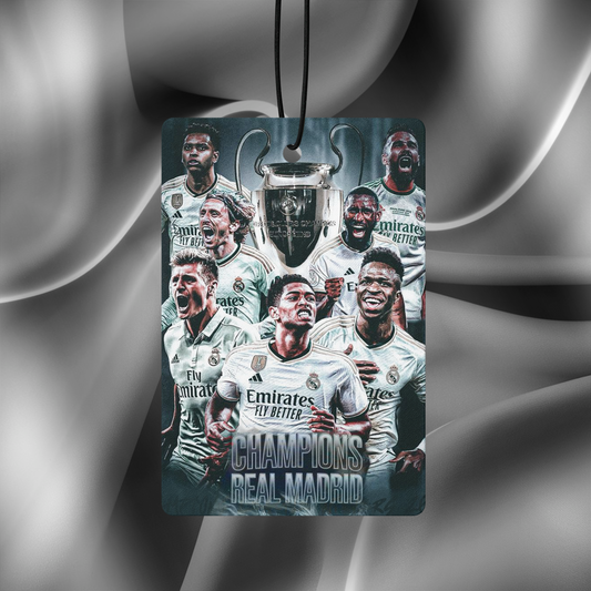 Champions Real Madrid Special Edition Car Air Freshener - Pack of 20 (Only £50) - Designed for Champions