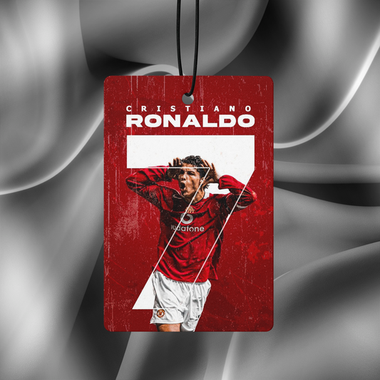 Cristiano Ronaldo Special Edition Car Air Freshener - Pack of 20 (Only £50) - Designed for a Football Legend